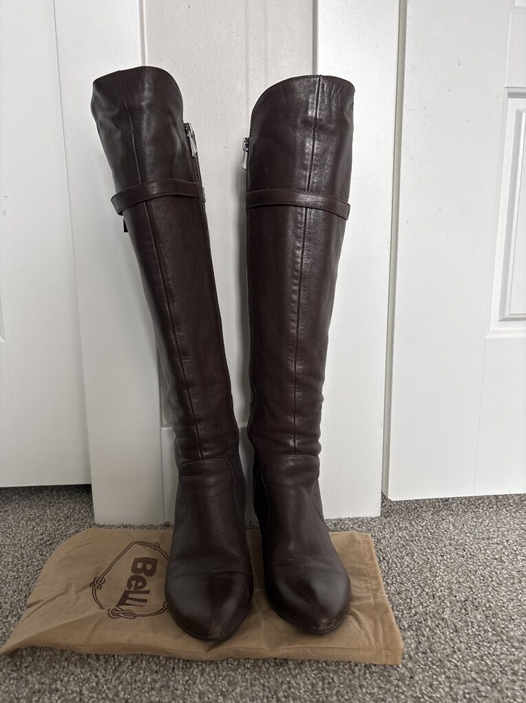 Leather ladies' boots#7～7.5