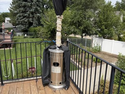 Outdoor Patio Heater Stainless Steel with Protective Cover