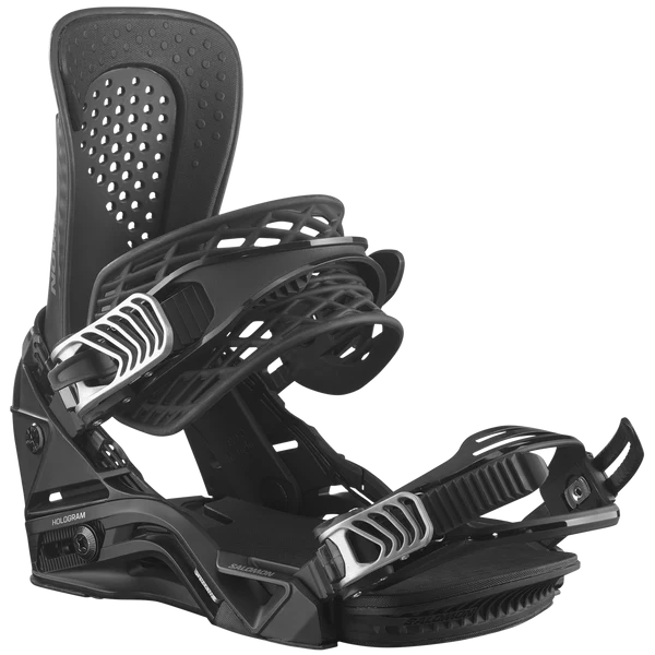 Salomon Hologram Black Snowboard Bindings - 2024