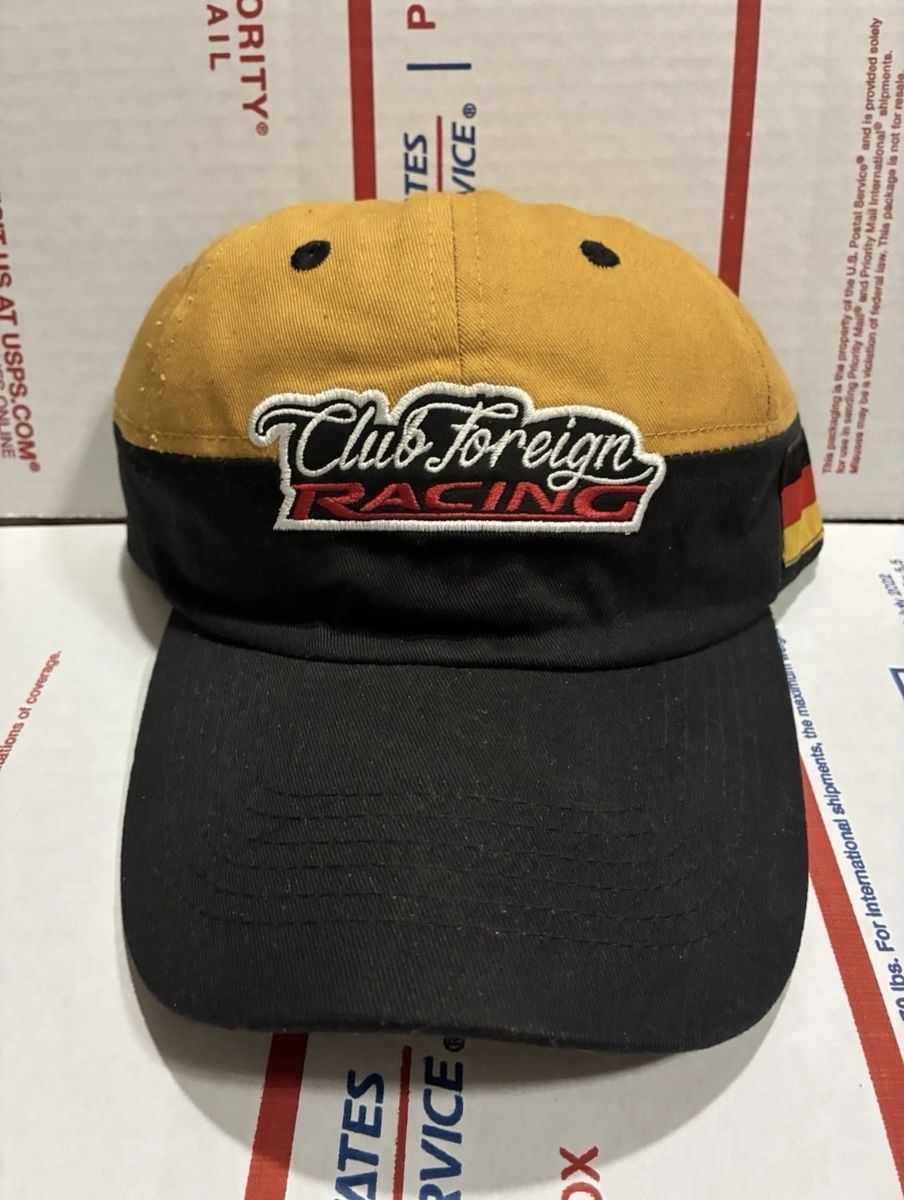 NEW Club Foreign Sport RACING Adjustable Hat Germany 
