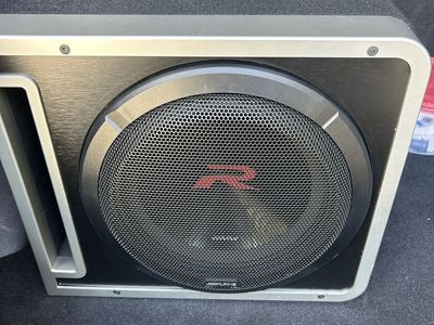 Alpine R2-SB12V 12" Subwoofer with Enclosure - R-Series Car Audio Sub