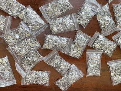 NEW! 50+ Assorted Silver Charms #1 - 2/$15 You get to pick which bags - See Photos For Details