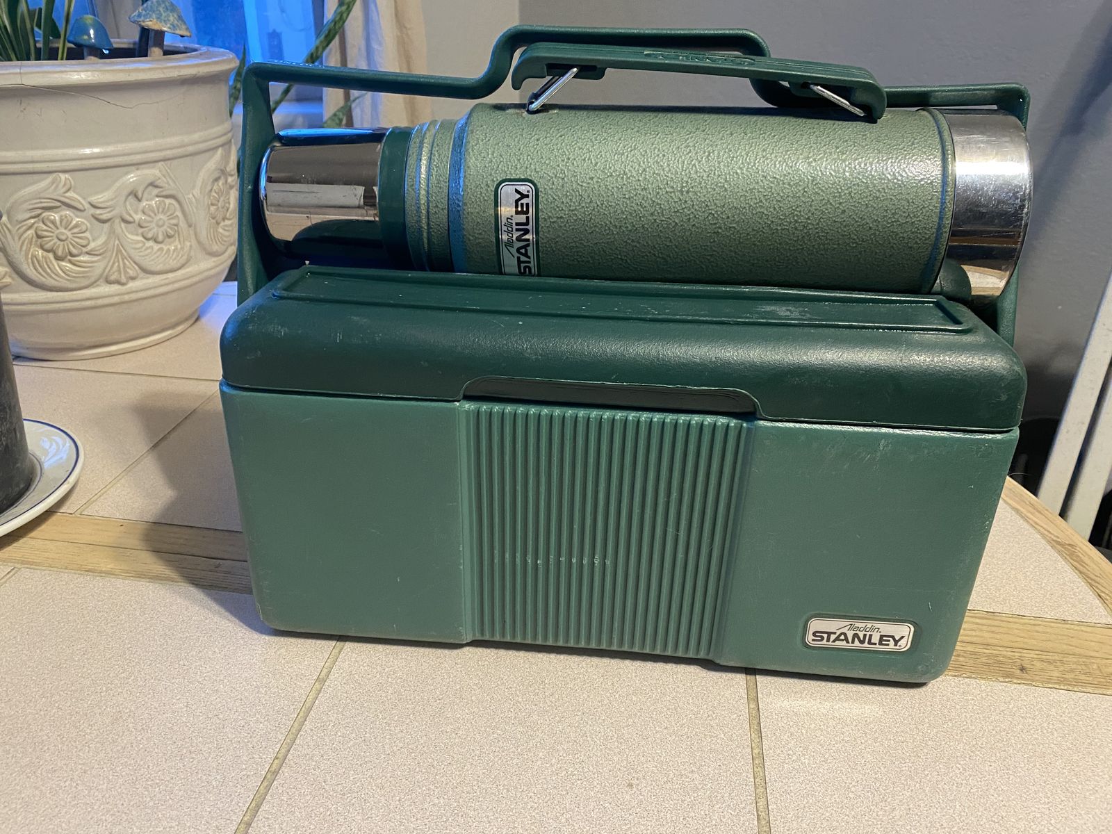 Vintage Stanley lunchbox with thermos