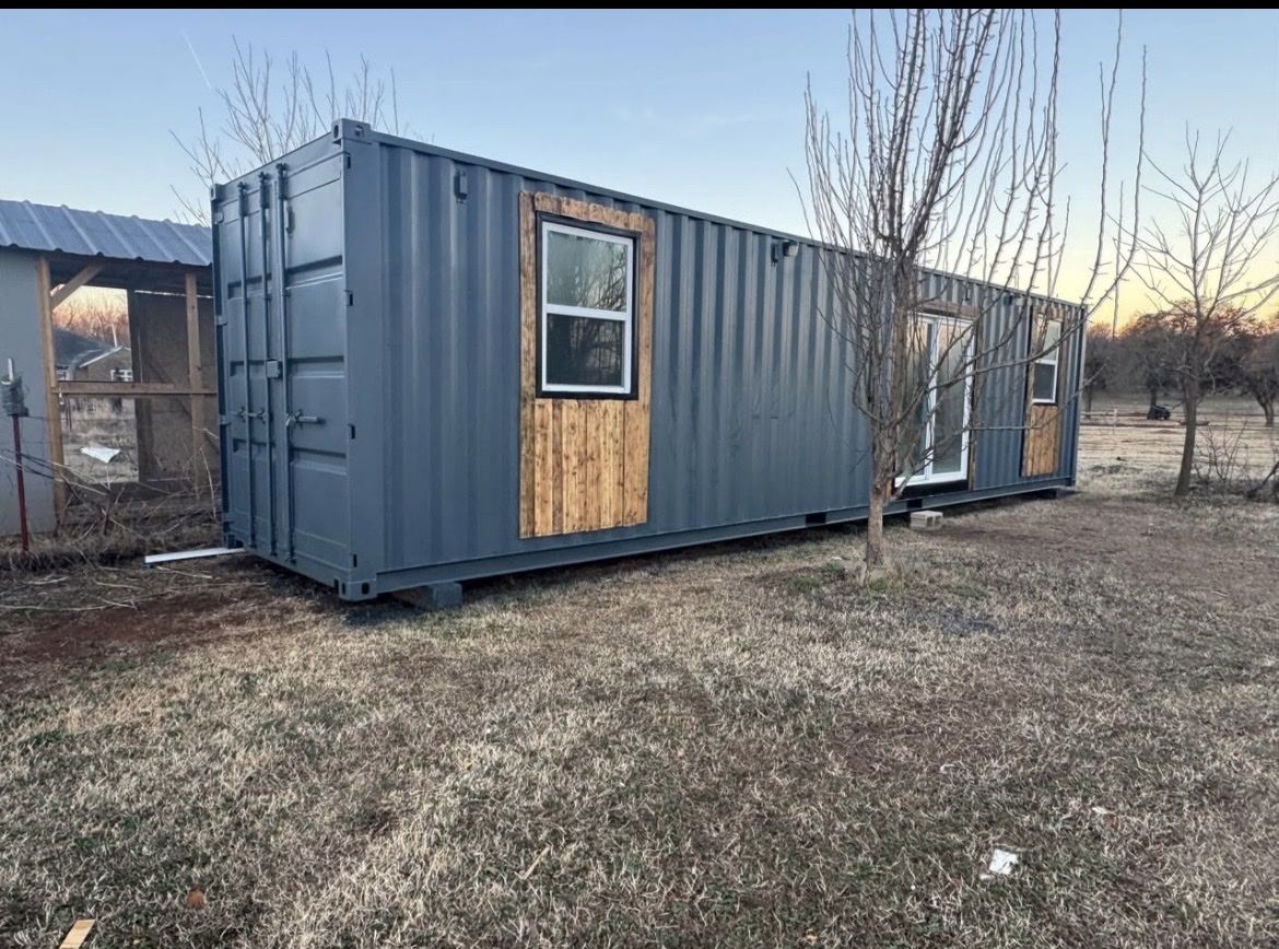 Custom 40ft Shipping Container Tiny Home / Office Space - Ready for Interior Build-Out
