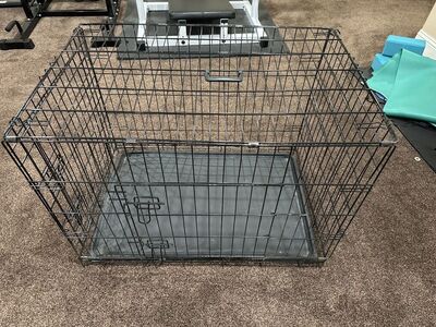 Medium Collapsible Dog Kennel Cage Crate