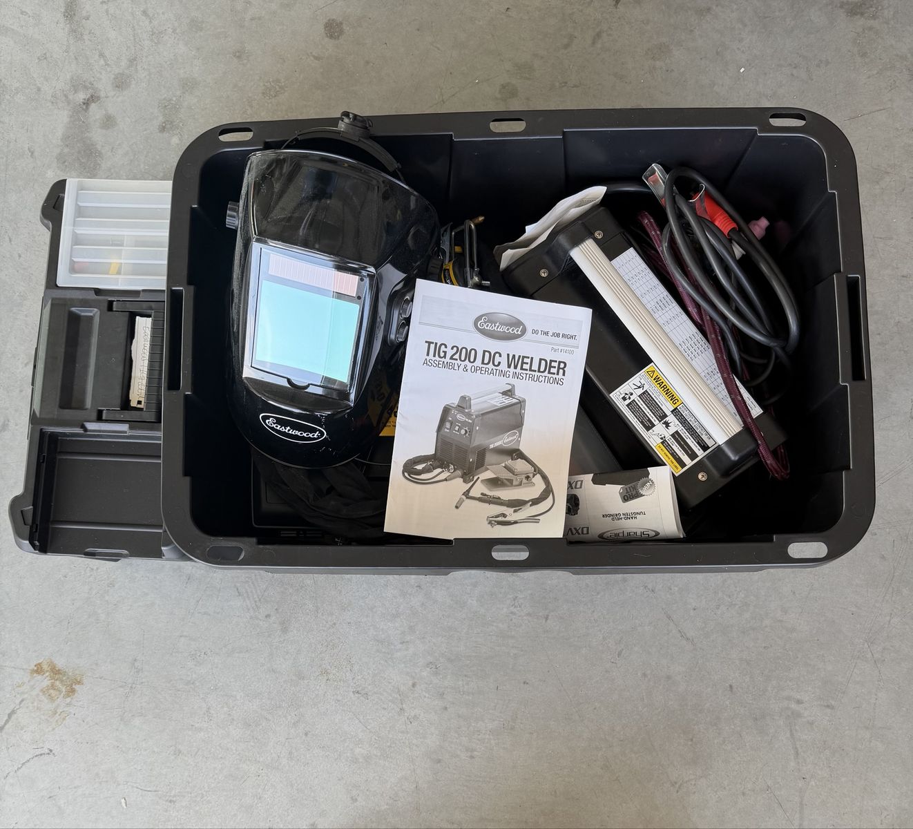Complete Eastwood TIG 200DC Welder Package - Tons of Premium Upgrades & Grinder