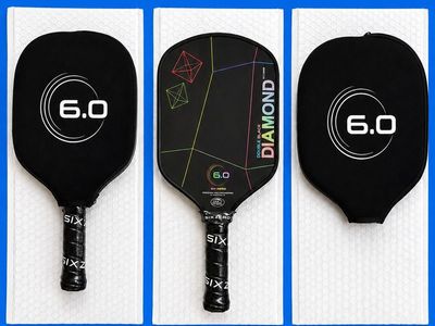 6.0 double black diamond rainbow limited edition pickleball paddle