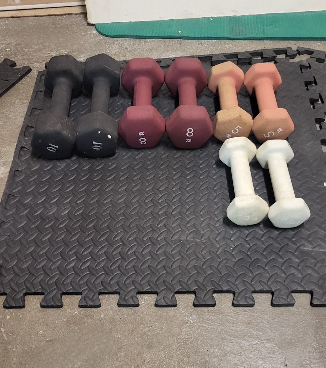 dumbbells 52 pounds