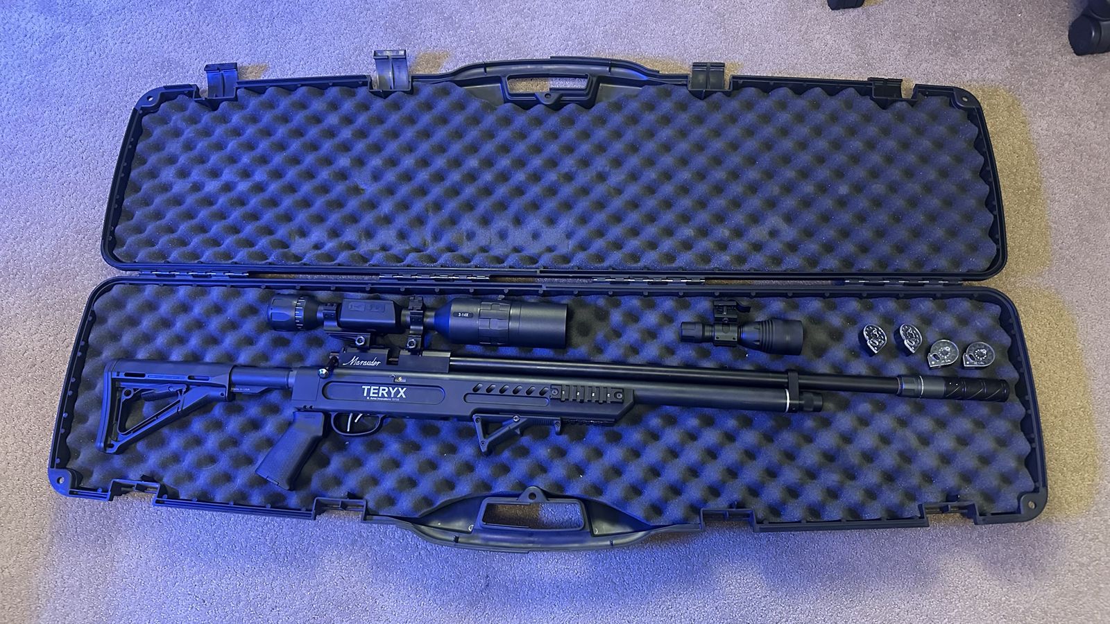 Benjamin Marauder .22 PCP Airgun Setup