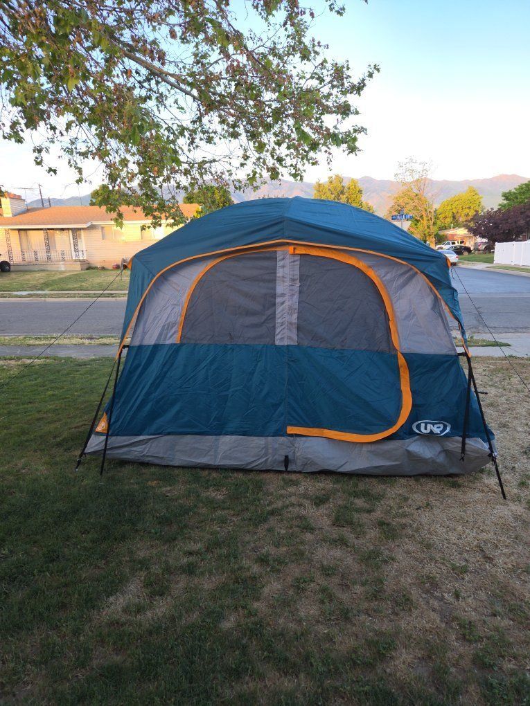 UNP 6-Person Camping Tent - Waterproof, Easy Setup.