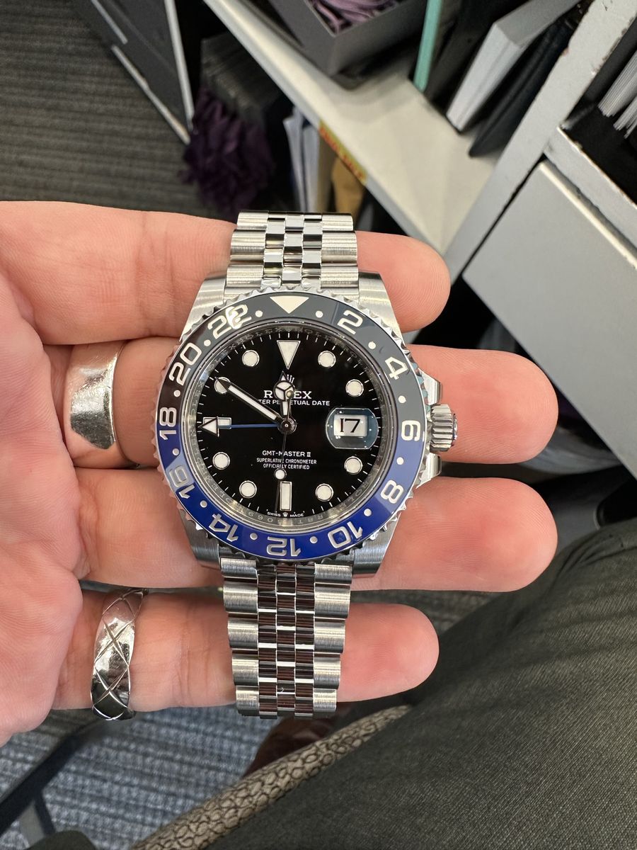 Rolex GMT Master II - Batgirl 126710BLNR
