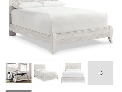 ASHLEY FURNITURE Paxberry Queen Panel Bed great condition retail $600