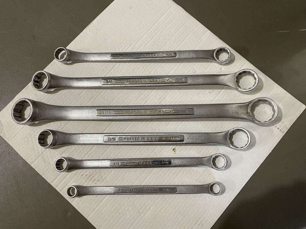 Craftsman Double Box End Wrench Set SAE