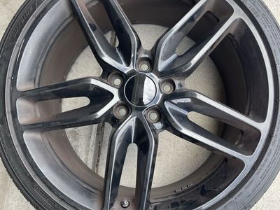 C7 Corvette 20” Wheel & like new Tire