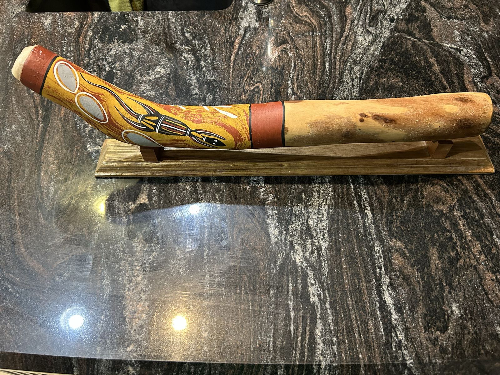 Authentic Australian termite-hollowed eucalyptus didgeridoo purchased in Australia 