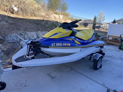 2006 Seadoo GTI SE Waverunner With Trailer