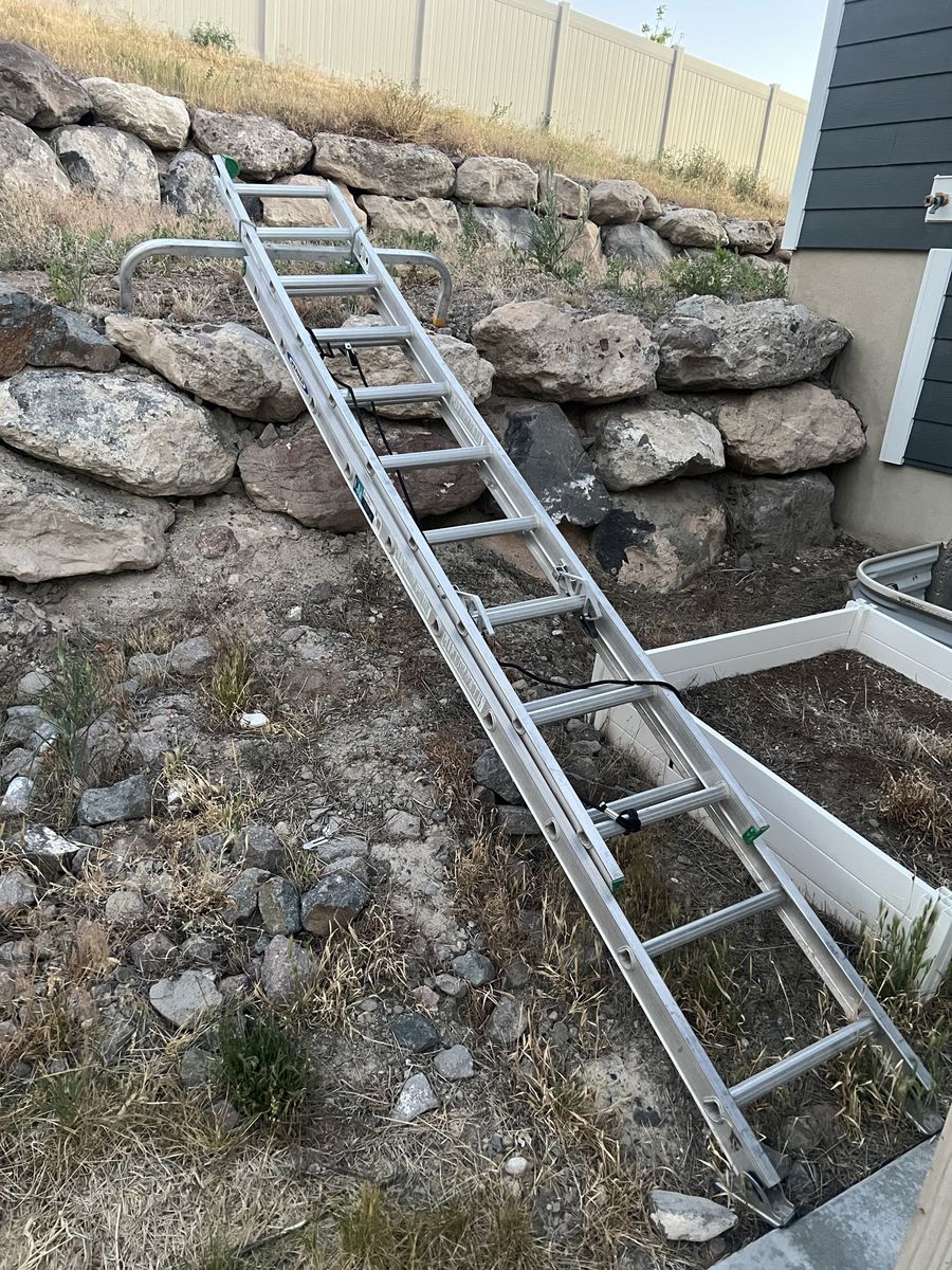 Werner 24-ft Aluminum Extension Ladder - Type I 250lb Capacity, Multi-purpose