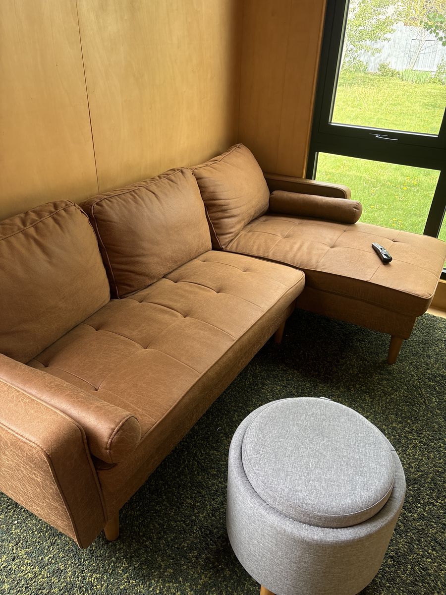 Couch with Chase and foot rest