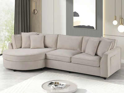 NEW SEMESTER SALE – ELVA FABRIC SECTIONAL