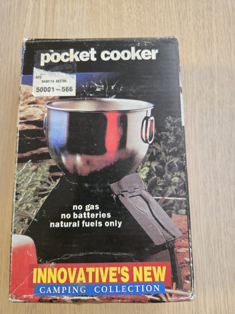 Vintage Innovative Products Pocket Cooker Portable Camping Stove with Case