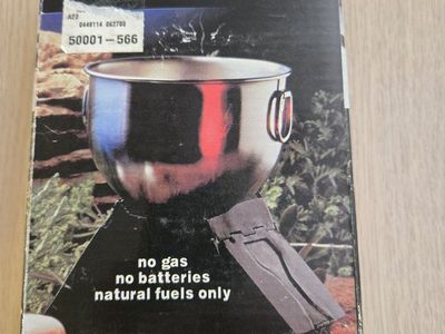 Vintage Innovative Products Pocket Cooker Portable Camping Stove with Case