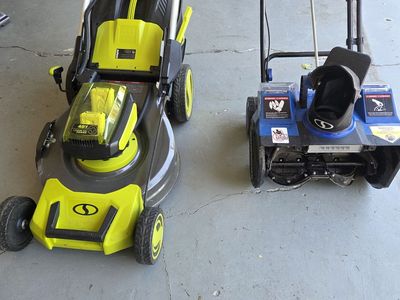 48 V electric lawnmower and snowblower