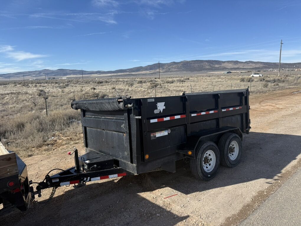 PJ Dump trailer 7 X 12 / 36 Sides