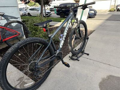 Specialized Rockhopper Mountain Bike - Gray, Hardtail, 29-inch wheels