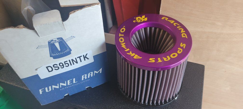 New k&n air filter. -funnel ram -