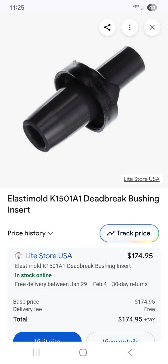 elastimold K1501A1 Deadbreak Bushing plug insert