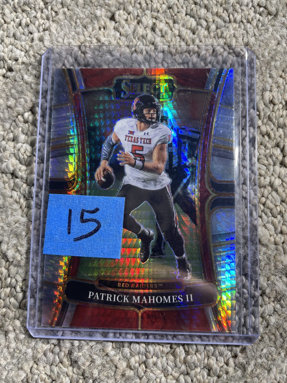 Patrick Mahomes trading cards $15