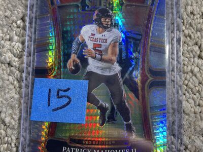 Patrick Mahomes trading cards $15