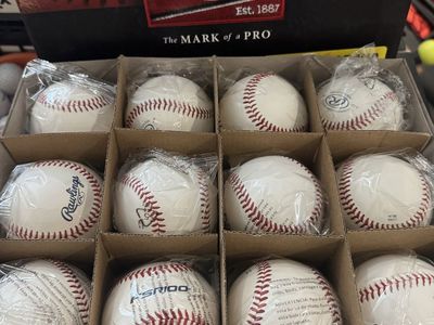 Rawlings SR100 Official League Leather Baseballs - Box of 12 - 5 dozen still packaged
