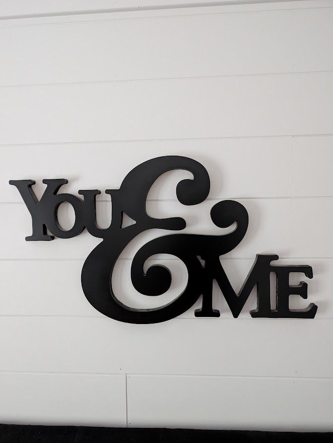 You & Me wall decoration