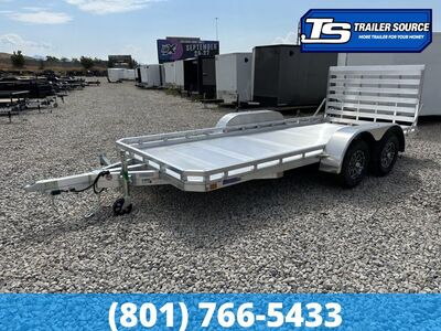 6.5x16 Alcom Mission FA 2.0 Tandem Axle Utility Trailer - 7K GVWR Alloy Wheels