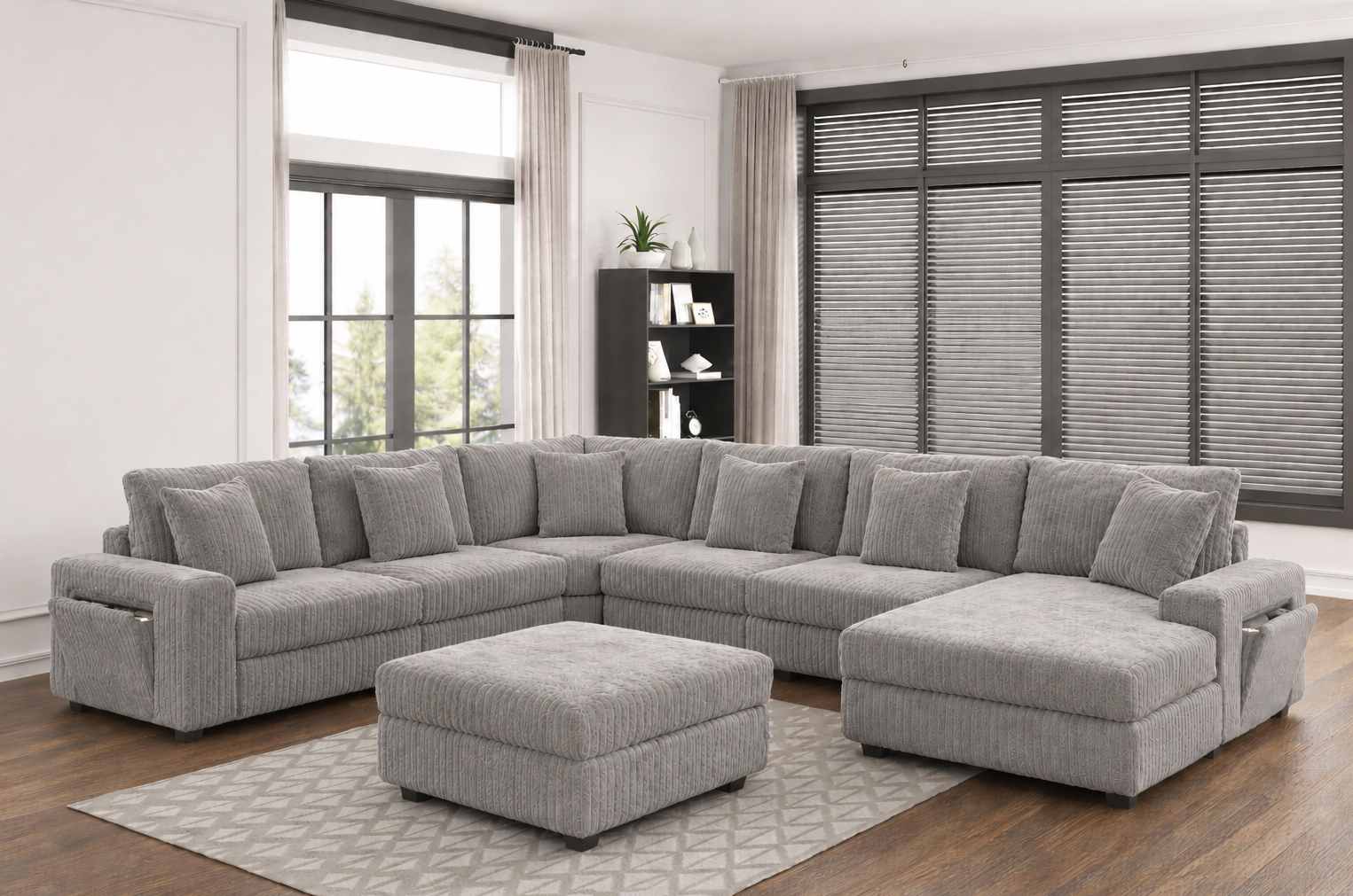 LABOR DAY SALE — LIGHT GREY SECTIONAL — ONLY $1,699!