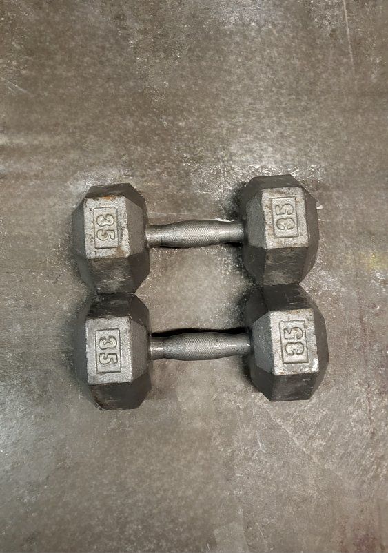 dumbbells 70 pounds