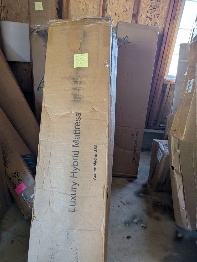 BedStory Queen 14" Firm Hybrid Mattress w/ Extra Lumbar Support, CertiPUR-US (New in Box)