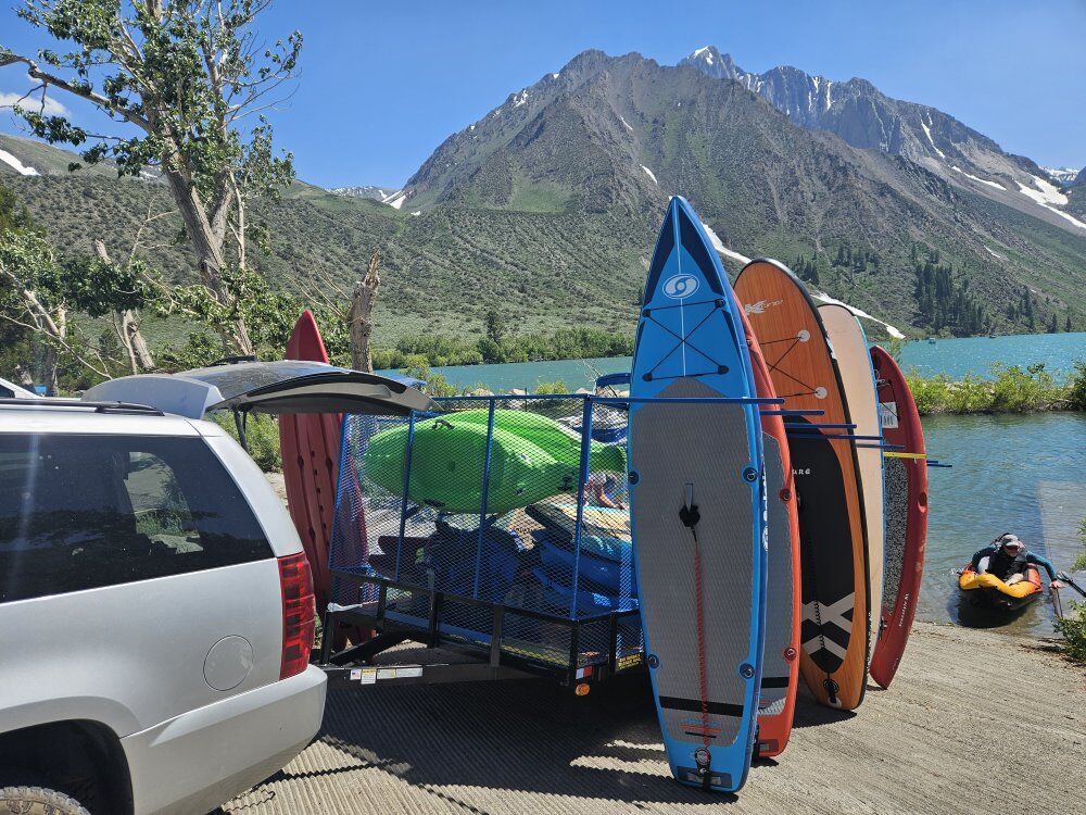 watersports rentals (kayaks and paddleboards)