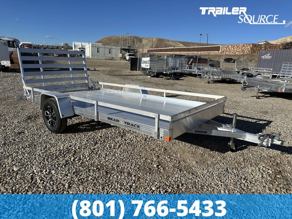 7x14 Bear Track BTU Aluminum Utility Trailer - 3.5K GVWR -