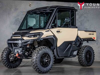 2026 Can-Am® Defender MAX Limited HD11 Desert Tan & Carbon Black