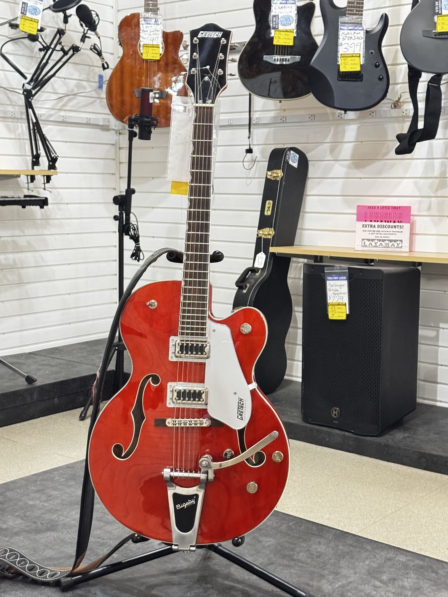 Gretsch Electromatic G5420T Hollow Body Electric Guitar w/ Bigsby Tailpiece - Fire Engine Red