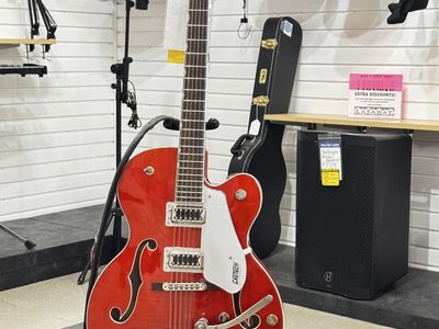 Gretsch Electromatic G5420T Hollow Body Electric Guitar w/ Bigsby Tailpiece - Fire Engine Red