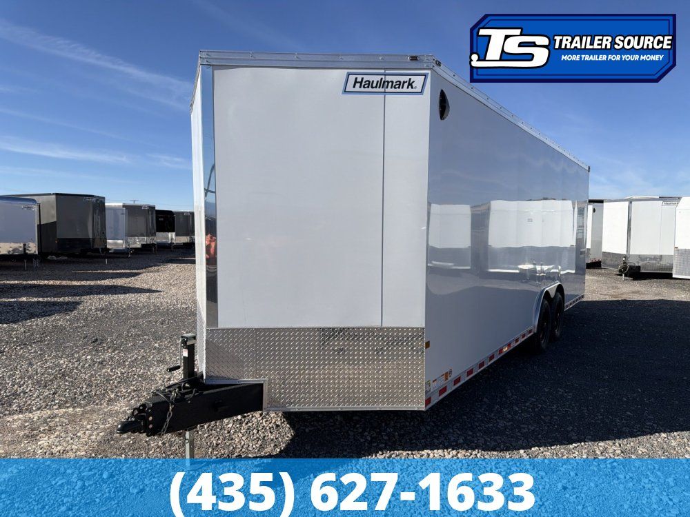 8.5x24 Haulmark Grizzly HD Enclosed Cargo Trailer - 7'6" Interior - 14K GVWR .50 Skin Upgrade, 12" Cross Member Upgrade, Double