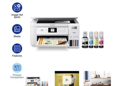 New Epson EcoTank ET-2850 White