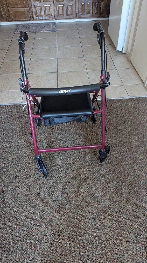 Walker with wheels- Rollator