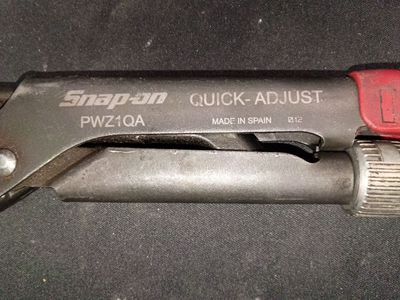 Snap-on PWZ1QA Quick-Adjust Pipe Wrench Pliers