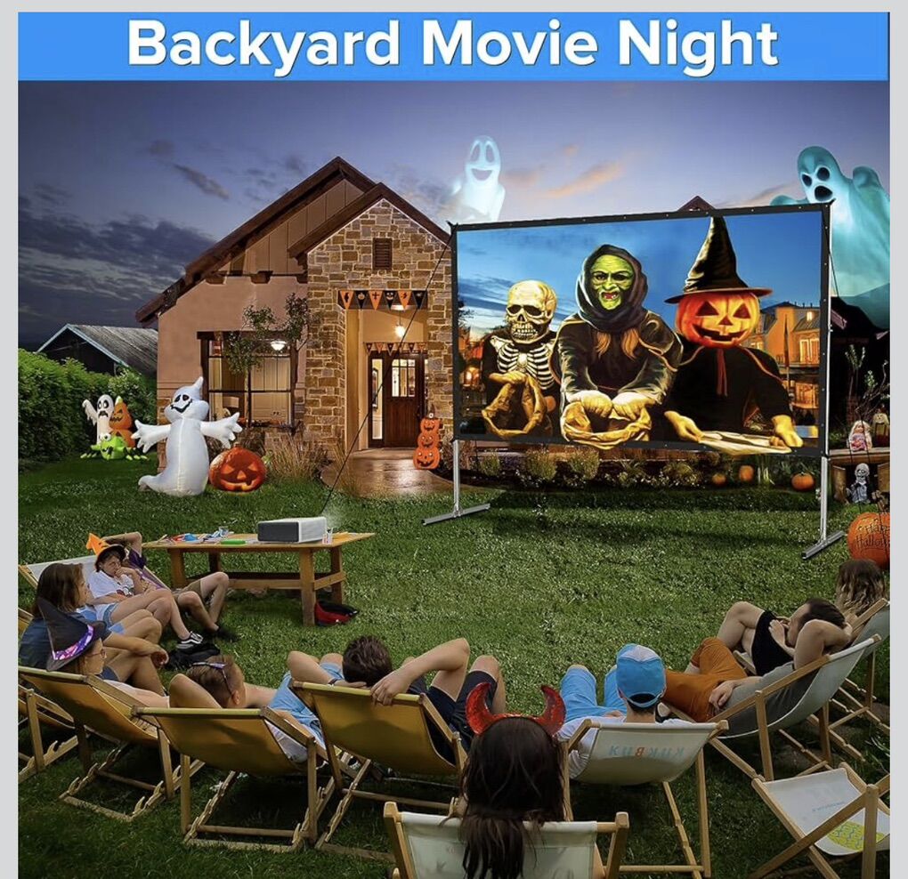 120 Inch Outdoor / Indoor Movie Screen New In Box