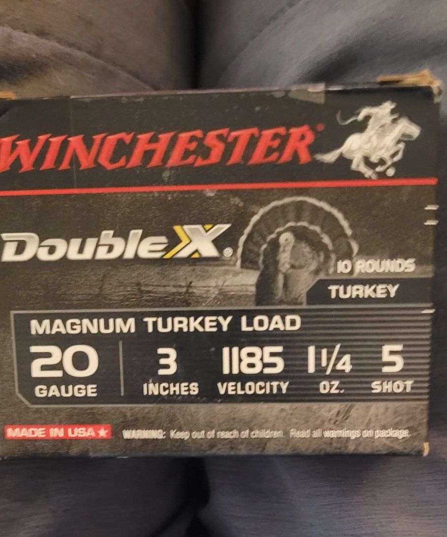 Winchester Double X Magnum Turkey Load 20 Gauge 3" Shotgun Shells - 10 Rounds. I have 4 new boxes