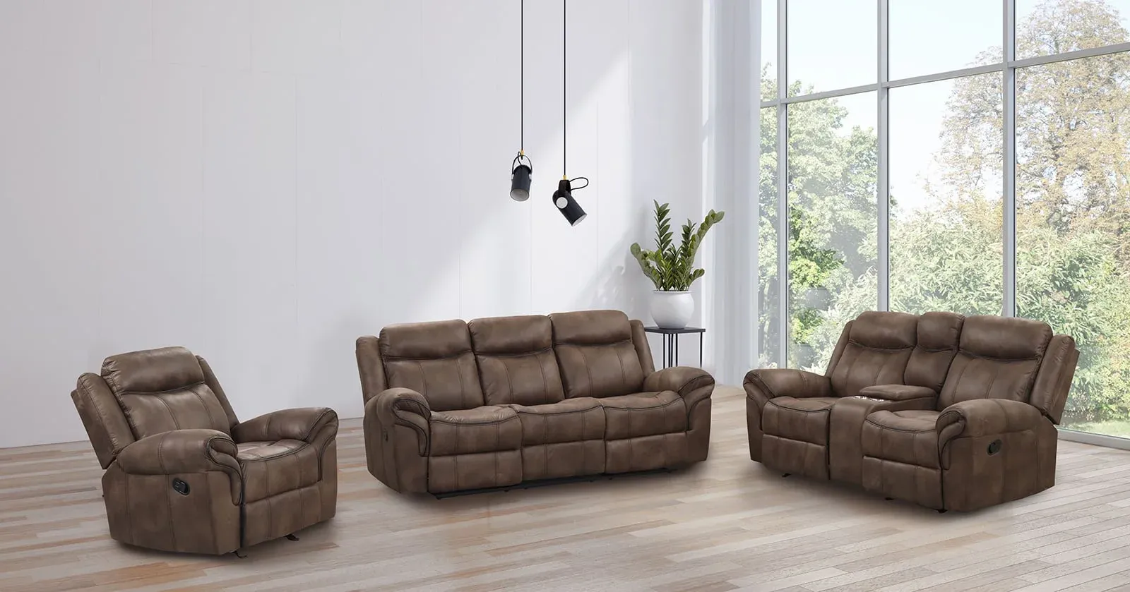 NEW RECLINING SOFA & LOVESEAT & CHAIR - NEW IN BOX